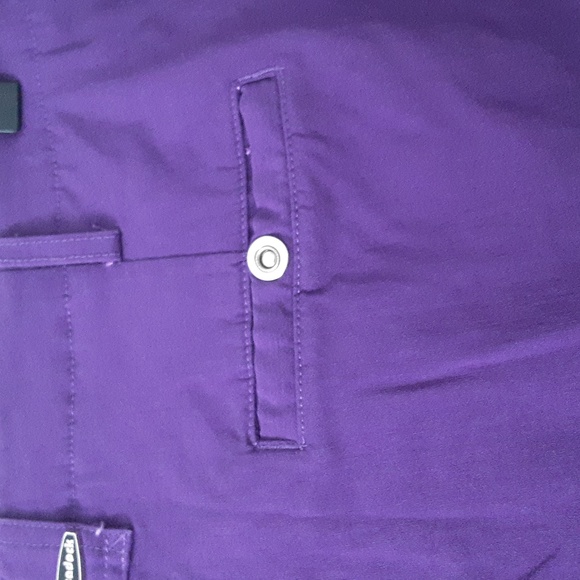 Jamie Sadock 4 Way Stretch Athletic Purple Capris - Picture 8 of 9